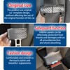 SUNBREATH Car Seat Belt Buckle Cover Carbon Fiber Leather Seatbelt