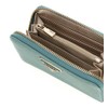 GUESS Laurel SLG Medium Zip Around Wallet Teal, teal