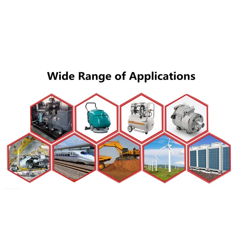 SEAFRONT 4 Pieces Non-Toxic Anti-Vibration Insulator Rubber Vibration Damper (DD20