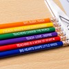 Medical ID Me Set of 6 Colourful Teacher Pencils, Teaching