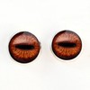 10mm - 30mm Amber Steer Inspired Button Eyes Sew On