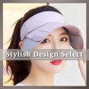 One Limitation CP432 Women's Simple Visor, Hat, Stylish, Running, Sun