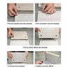 binifiMux 90pcs Crib Screws Furniture Cam Lock Connecting Screws Nuts