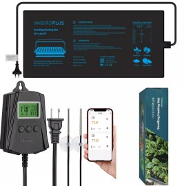 INKBIRD Wifi Temperature Controller Thermostat Switch Dual Output Seedling Heat Mat 110V