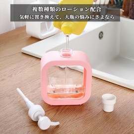 Coollooda Push Hand Soap Bottle, Lotion Storage Bottle, Clear, Refill Bottle, 16.9 fl oz (500 ml), Large Capacity, Lightweight, Convenient, Leak Proof, Can Hold Various Lotions, Can Be Used in