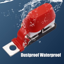 400A Battery Fuse Block, Double Studs - Max Voltage 58V for Car Marine Boat RV (2 Fuses & 1 Double Studs)