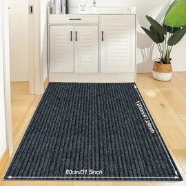 Door Mat Non Slip 23.6"x35.4"/31.5"x47.2" JAYFAN Welcome Mat Indoor Outdoor Resist Dirt Entrance Mat, Easy Clean Washable Front Door Mat Indoor for Entry Rug Dirt Scraping Shoe Mat
