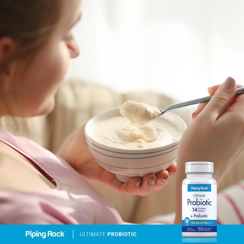 Piping Rock Probiotic for Men and Women | 50 Capsules