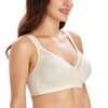 Lemorosy Women's Comfort Strong Hold Front Closure Back Support Unpadded