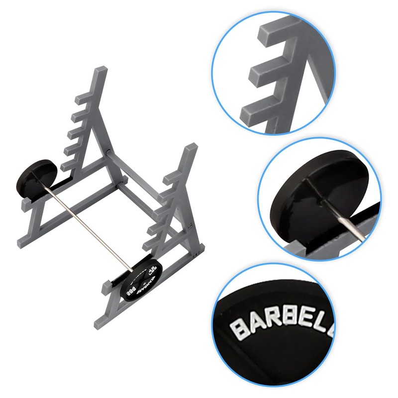 Thyonta Squat Rack Pen Organiser Mini Barbell Rack Gym Theme
