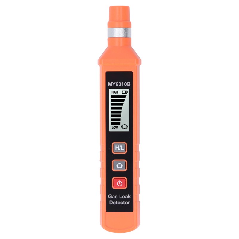 Gas Leak Detector Audible Visual Vibrate Alarm Sensitive LCD Display