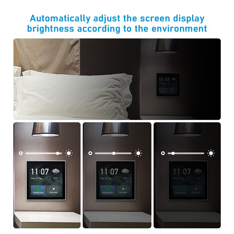 Smart Home Control Panel Multi-functional WiFi Smart Scene Wall Switch