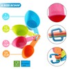 HINMAY Pet Food Scoops Plastic Measuring Cups Set for Dog