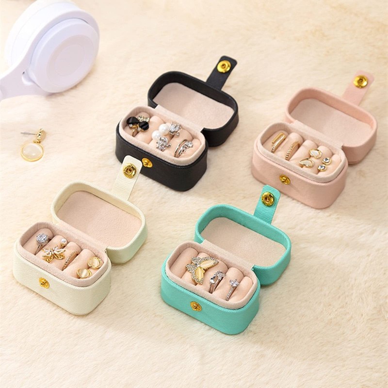 IM-Doiry Mini Jewelry Box, Portable, Small Box, Portable, Compact, Jewelry