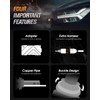 NIGHTEYE Upgraded 𝟗𝟎𝟎𝟓 Light Bulbs - 80000LM 6500K Cool White,240W