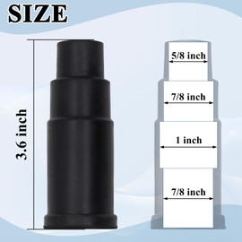 Dishwasher Drain Hose Adapter for Garbage Disposal Dishwasher Connector Dishwasher Hose Connector Kit Include 1 Inlet Connector, 1 Hose Clamp & 3 Spring Clamps