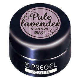 PRE GEL PG-CE891 Color Gel, Color EX Pale Lavender, 0.1 oz (3 g), UV/LED Compatible