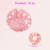 2PCS Women's Shower Cap with 2 Hair Scrunchies - For