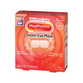 Megurizum Steam Hot Eye Mask, Unscented, Pack of 5