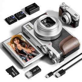 G-Anica 56MP Digital Camera for Photography Video Camera 4K Vlogging Camera for Youtube Compact Camera