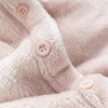 Hooded Blanket Wearable Polyester Plush Rabbit Ear Hooded Blanket Throw