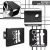 TOCCOOL Trailer Hitch Cover Square Hook Protector for SUV Off-Road