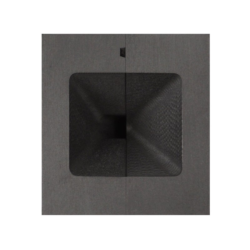 1 Troy Ounce Gold Rectangular Two Part Split Graphite Ingot