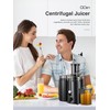 Qcen Juicer Machine, 500W Centrifugal Juicer Extractor with Wide Mouth