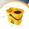 Yocada Commercial Mop Bucket with Wringer Portable Collapsible Plastic Mop