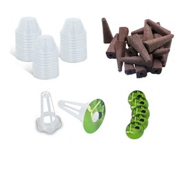 FONGKNOX 30PCS Hydroponic Cultivation System, Indoor Herb Garden Kit Hydroponic Replacement Propagation Sponge Cultivation Box