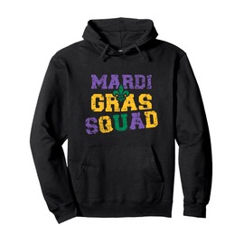 Mardi Gras Squad Pullover Hoodie