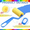 Tenceur 3 Inch Foam Paint Rollers Painting Sponge Roller Small