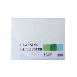 Glassine Paper Book Cover for Books, W14.9 x H9.8 inches (378 x 250 mm), Small Size, Pack of 50