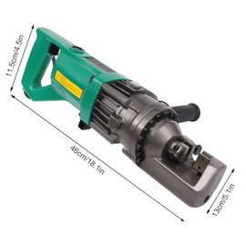 800W/1250W Electric Rebar Cutter,Portable Rebar Cutter, Cutting up to 4-16mm/4-32mm Rebar, Rebar Cutting Tools (Green-800W)
