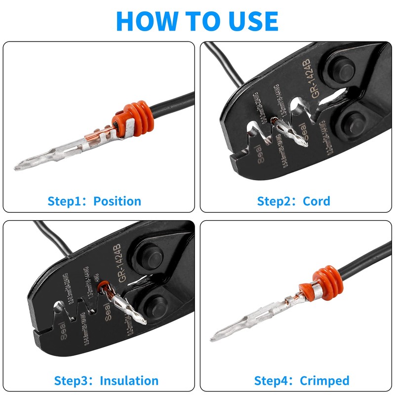 Open Cylinder Crimping Tool for Molex DELPHI AMP TYCO German
