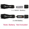 Miuree 2 Pack LED Tactical Flashlight Water Resistant Military Grade