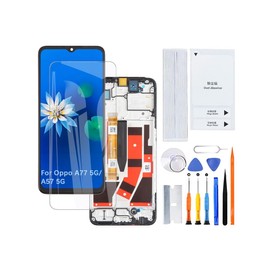 H&LYCYJ Display Bildschirm für Oppo A77 5G/A57 5G CPH2339 PFTM20 LCD Bildschirm Ersatz Assembly kit mit Rahmen