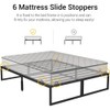 6 PCS Mattress-Slide-Stopper,Non-Slip Mattress Stalls,Mattress-Holder for Metal Bed-Frame,Thicked and Wider