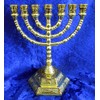 12 tribus de Israel Templo de Jerusalén Menorah Gold, 5