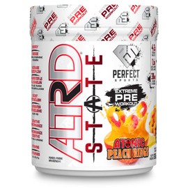 ALTRD STATE Pre Workout Powder, Atomic Peach Rings, 40 Servings