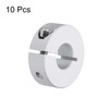 sourcing map 10pcs Single Split Clamp-On Shaft Collar 12mm Bore