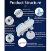 DIN Rail Terminal Block, CTRICALVER Terminal Block Kit, 10 Pieces