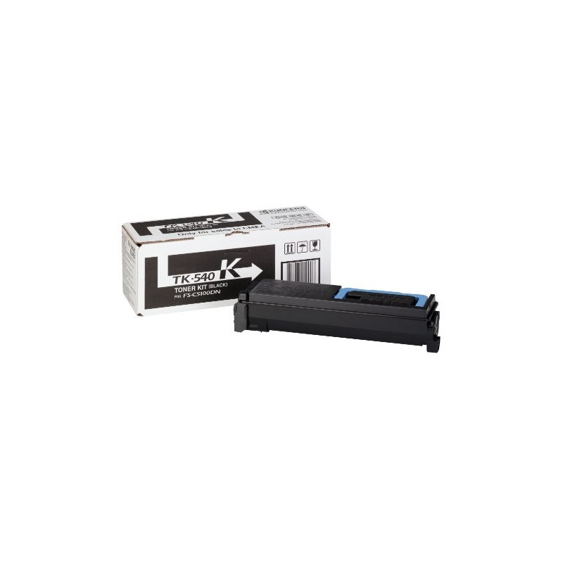 Kyocera TK-540K Toner Black, Original Premium Cartdrige 1T02HL0EU0. Compatible ECOSYS