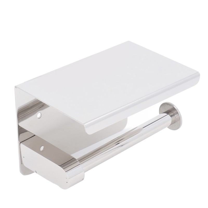 Stainless Steel Toilet Paper Holder Wall Mounted Bathroom Toilet Paper