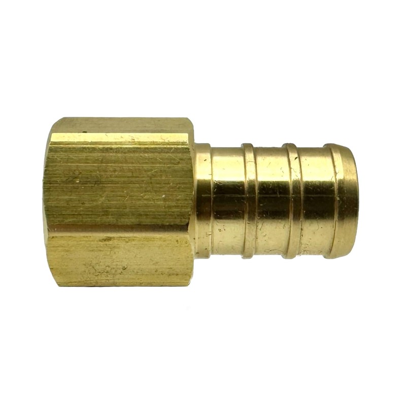 GRIDTECH (2 Pack) Brass 1/2” PEX to 1/4” FNPT Female