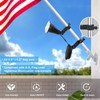 Solar Flag Pole Light, Flagpole Light Solar Powered, Super Bright