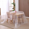 YapitHome Transparent Plastic Sofa Dust Covers Waterproof Sofa Cover Sofa
