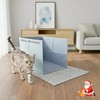 Gesomepurrz Extra Large Cat Litter Box Enclosure with Litter Mat,