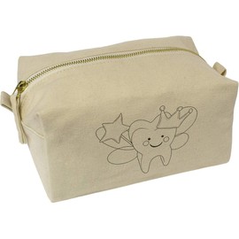 'Tooth Fairy' Canvas Wash Bag/Makeup Case (CS00037510)