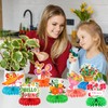 HOWAF 9pcs Hello Spring Honeycomb Centerpiece Decorations, Spring Tulips Table